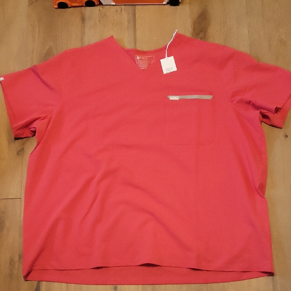NWT Figs Limited Edition Deep Reef Scrubs Top Plus Size 5XL PO 4916